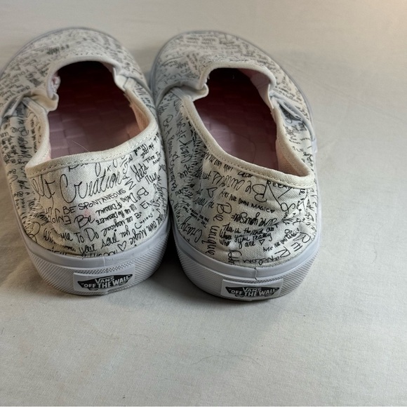 Vans Leila Self Love White Slip-On Surf Sneakers - Picture 4 of 12